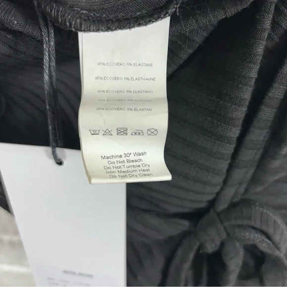 Rita Row Lina Knit Jumpsuit Black NWT Medium